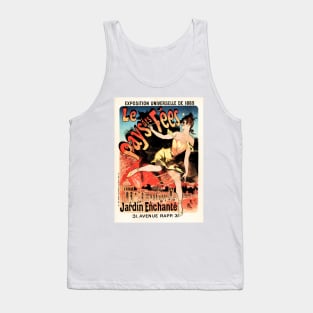 ENCHANTED GARDEN Le Pays des Fees Theatre Ad by Jules Cheret Vintage Paris Tank Top